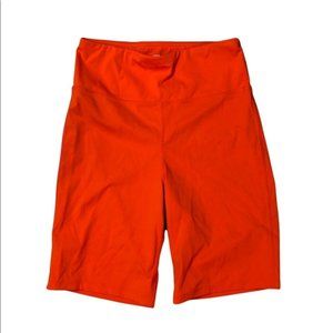 Walkpop orange biker shorts size XS